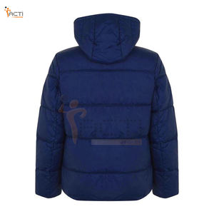 Nouveauté Veste bouffante à fermeture éclair pour hommes Veste bouffante à fermeture éclair pour hommes, coupe ajustée, marque privée pour adultes - Product Image 5