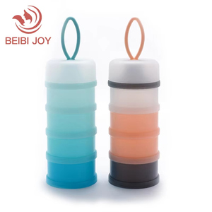 Distributeur de formules Distributeur de <span class=keywords><strong>lait</strong></span> en poudre pour bébé Boîtes de céréales essentielles blanches Toddle Baby Snacks Boîte de rangement des aliments - Product Image 6