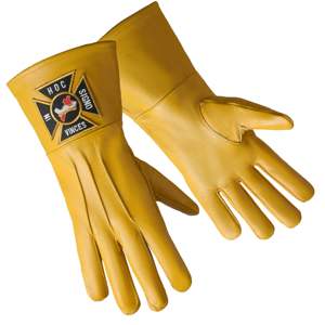 VENTE EN GROS PERSONNALISÉE COULEUR MASONIQUE REGALIA GANTS KNIGHT TEMPLER GANTS EN CUIR VÉRITABLE - Product Image 5