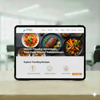 Servicios Profesionales de Diseño de Sitios Web de Recetas/Blogs Gastronómicos Aaban Solutions-Dynamic MAC OS Stock USA para una Presencia en Línea Confiable