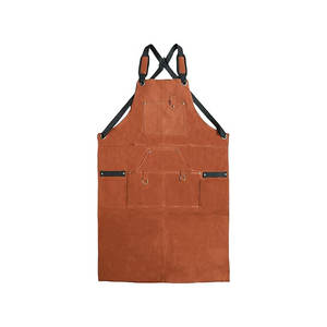 Delantal de Cuero Genuino, Delantal de Trabajo de Cuero, Delantal de Soldadura de Cuero - Product Image 4