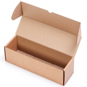 Caja Postal Resistente de 36x12x12 cm, Autoensamblable, con Tapa, de Cartón Kraft Marrón, para Envío de Botellas, Ideal para Peluches - Product Image 1