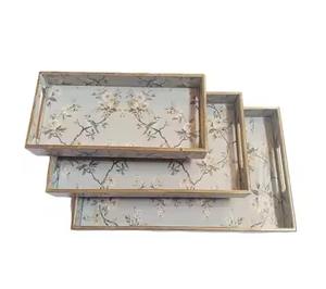 Bandeja de Servir Apilable de Alta Calidad, Esmaltada, Impresa y Personalizada para Decoración del Hogar, Desayuno, Ramadán - Product Image 1