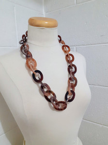 Élégant résine grosse chaîne collier surdimensionné acrylique déclaration bijoux mode collier léger audacieux bijoux pour femmes cadeau - Product Image 5