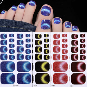 Tiras de esmalte de uñas no tóxicas respetuosas con el medio ambiente de alta calidad de Venta caliente pegatinas de uñas exquisitas - Product Image 2