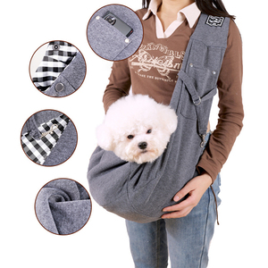 Pet Crossbody Túi cho mèo và chó xách tay Ba lô tàu sân bay cho du lịch ngoài trời với điều chỉnh dây đai - Product Image 3