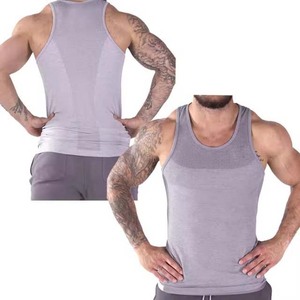 Vente en gros de vêtements de sport pour hommes, débardeurs respirants sans manches à coupe ajustée, chemises, gilet de sport de couleur personnalisée, toutes tailles 2025 - Product Image 5