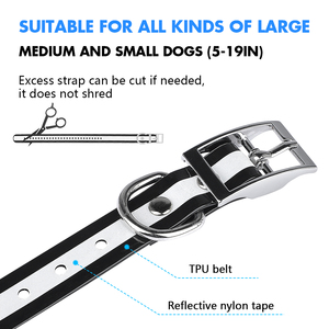 TIZE कम 50% की छूट वाटरप्रूफ सेफ ट्रेनिंग रिमोट कंट्रोल ई कॉलर डॉग ट्रेनिंग कॉलर - Product Image 2