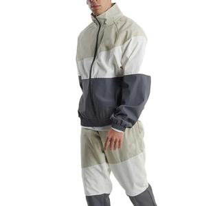 High Quality <b>Men</b> Nylon Tracksuits Windbreaker Customized Logo Printing Lightweight Quick Dry Active wear Tracksuits 2026 - Product Image 4