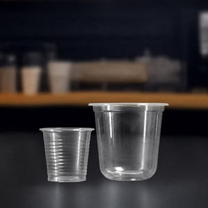 Fabricante de Vietnam al por mayor vasos de plástico desechables transparentes 12oz 16oz 24oz estilo de pared simple para bebidas frías de té - Product Image 5