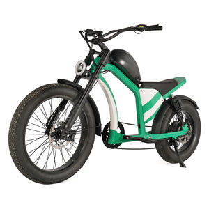 2000W Retro Stijl Elektrische Motorfiets Voor Volwassenen 60V 20ah Batterij Dual Vering Off-Road Mogelijkheden Fat Bike Elektromotor - Product Image 4