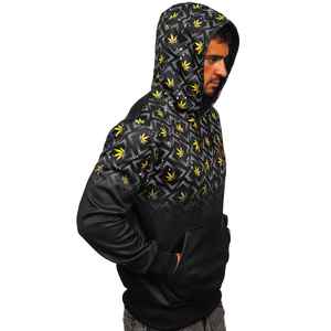 เสื้อมีฮู้ดสำหรับผู้ชายผ้าคอตตอนผสมโพลีเอสเตอร์ผ้าฝ้ายระบายอากาศออกแบบโลโก้ได้ตามต้องการ - Product Image 3