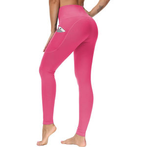 Sublimation de qualité supérieure personnalisé Gym Fitness Legging pour femmes taille haute respirant Sublimation taille élastique Yoga Leggings - Product Image 3