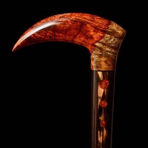 ไม้เท้าเรซิ่นไม้กันลื่นที่มีด้ามจับแข็งแรงหลายรูปทรงสำหรับคนวัยชราที่ฟื้นฟู - Product Image 5