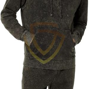 Chándal Personalizado con Lavado Ácido para Hombre, 100% Algodón, Cuello con Capucha, Duradero y Moderno para Invierno, Venta al por Mayor OEM - Product Image 5