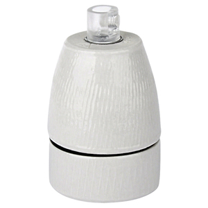 Attacco in porcellana attacco in ceramica E27 smaltato - Product Image 1