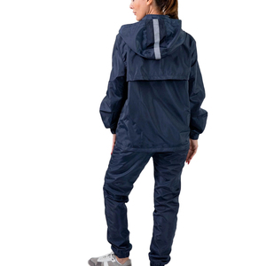 Survêtement en nylon personnalisé, coupe-vent imperméable, sweat-shirt court pour femmes, OEM, coupe-vent de sport, survêtement pour femmes, OEM - Product Image 2