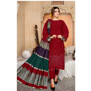 FABRICANTE Y PROVEEDORES TODO TIPO DE VESTIDOS DE MUJER VESTIDOS DE INVIERNO LILEN KHADDAR VESTIDOS OEM ODM SERVICIO TRAJES DE ALTA CALIDAD - Product Image 3