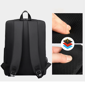 Mochila para Portátil Personalizada OEM Directo de Fábrica, Compartimento Acolchado para Portátil, Almacenamiento Multibolsillos, Puerto USB, 18L-35L, Resistente al Agua, para Oficina - Product Image 3