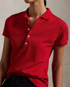 Wholesale 100% cotton Women's <b>Polo</b> <b>Shirts</b> Custom embroidered logo Breathable Short sleeve solid colour comfortable <b>ladies</b> <b>polo</b> - Product Image 4