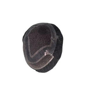 Peluca de Cabello Humano Virgen Remy Indio, Tupé con Ondas Naturales, Trama Única para Prótesis Capilares de Encaje - Product Image 5