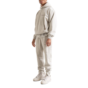 Chándal de hombre desgastado unisex lavado con bolsillos y cremallera elástica vintage de algodón con logotipo personalizado - Product Image 1