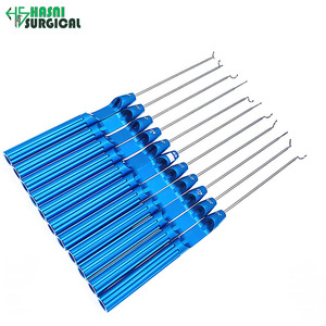 Instrumento de Artroscopia Hasni Surgical FH-167, Gancho Lasso de Acero Inoxidable para Anclaje de Suturas, Implantes Intervencionistas, con Certificación CE - Product Image 3