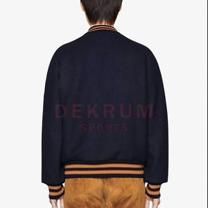 Long Sleeves Latest Design High Quality Winter Jacket Men Sports Baseball Lettermen Jackets - Product Image 5