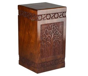 โกศไม้เนื้อแข็งรักษ์โลกสำหรับบรรจุอัฐิมนุษย์ |   งานตกแต่งคุณภาพสูง |   ขายส่งจำนวนมาก - Product Image 2