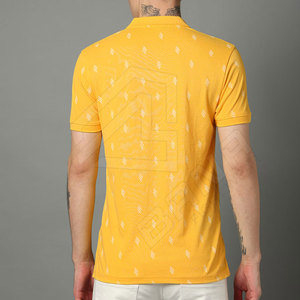 Polo de golf à séchage rapide pour hommes, style décontracté, tissu tricoté, t-shirt à manches courtes à prix de gros personnalisé - Product Image 2