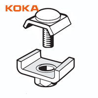 Accessoires pour paniers de câbles en fil métallique, kits de fixation en acier galvanisé, paniers en treillis métallique, kits Turbo