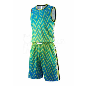 Low Moq Customize Size 100% Polyester Basketball Wear Custom Made Printed Team Name/Number National Basketball Uniform Sets - Product Image 1