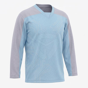 Custom Ice Hockey Jersey Lightweight Material Moisture Wicking Design Ideal For Practice <b>Games</b> And Professional Use - Product Image 2