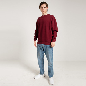 Sweat-shirt unisexe en molleton OEM haut de gamme, personnalisable avec logo, en coton épais, col rond, haute qualité, pour homme, hiver, anti-rétrécissement, petit prix - Product Image 3