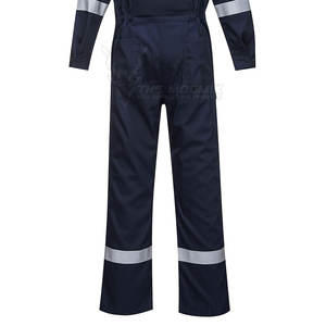 Combinaison de travail professionnelle haute visibilité avec bandes réfléchissantes, prix de gros - Product Image 4