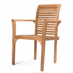 Stacking <b>Teak</b> Dining <b>Chair</b> - Product Image 1