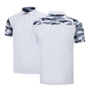 Polo de Golf transpirable de secado rápido para hombre OEM, estampado completo personalizado, tela de punto antiarrugas al por mayor, garantía de calidad - Product Image 1
