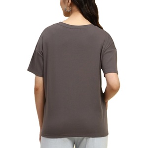 T-shirt graphique pour femmes en coton personnalisé vintage t-shirt personnalisé impression de t-shirt blanc pour femmes du Bangladesh vente en gros - Product Image 2