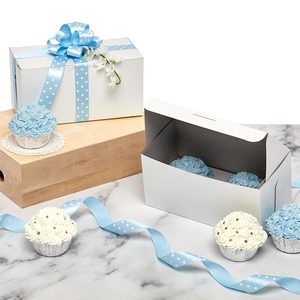 Two-Cupcake Standard <b>Paper</b> <b>Box</b> for Media <b>Storage</b> - Product Image 1