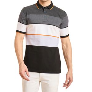 Hombres transpirable 100% algodón logotipo personalizado diseño Atlético elegante al aire libre cómodo Estilo de vida polos - Product Image 5