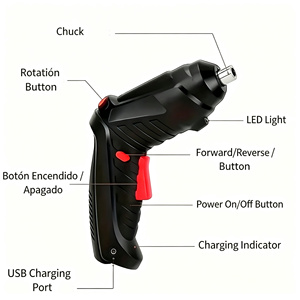 Electric <b>Screwdriver</b> <b>Set</b>, Cordless Rechargeable <b>Screwdriver</b> Kit, Wireless <b>Precision</b> <b>Screwdriver</b> with Multiple Bits for DIY, Home - Product Image 6