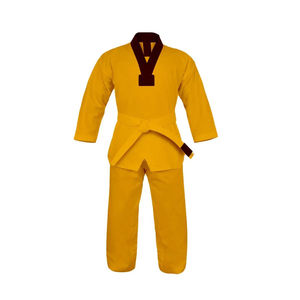 Vêtements de Taekwondo en coton 100% légers de haute qualité, logo personnalisé sur le devant, confortables, respirants, séchage rapide, vente en gros - Product Image 2