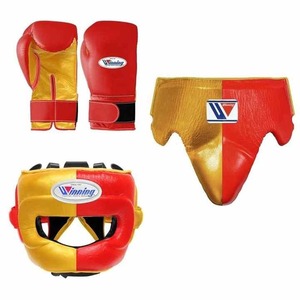Customized Premium PU Leather Professional Boxing Sparring <b>Set</b> Gloves Head <b>Gear</b> Groin Guard Waterproof Non-Slip - Product Image 1