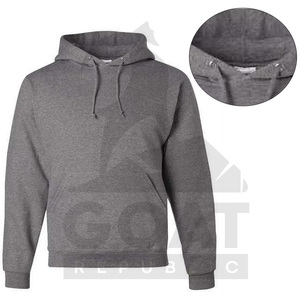 Sudadera con Capucha de Felpa para Hombre, con Logotipo Personalizado, Lavado Ácido, Corte Regular, Bolsillo, Color Sólido, Poliéster/Algodón, Transpirable, Estilo Urbano, Invierno, 280g - Product Image 4