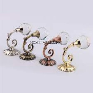 Hot Selling High Grade <b>Gold</b> Plated Aluminum Metal <b>Wall</b> Mounted Flower Pattern <b>Hooks</b> Hangers Impressive Price India - Product Image 4