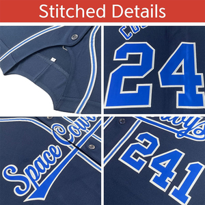 Maillot de baseball pour adulte, uniforme personnalisé, impression par transfert thermique, respirant, antibactérien, séchage rapide, manches courtes, chemises pour hommes - Product Image 4