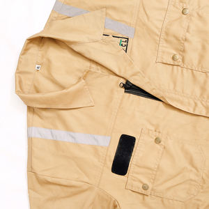 Combinaison de travail en polycoton CVC, tissu tissé teinté protecteur avec coutures en polyester - Product Image 4