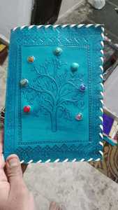 Custom Made Embossed Leather Journal Cover Classic Style with Tree of Life Patterns for Journal Makers and <b>Book</b> <b>Binders</b> Resale - Product Image 5