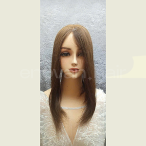 Peluca virgen, pelo vietnamita, técnica eslava humana Real, procesamiento ruso, textura brillante, hebras saludables, suministro de fábrica Premium - Product Image 1