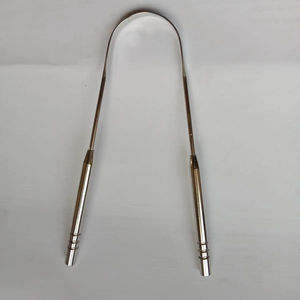 Limpiador de Lengua Ovalado de Doble Cara de Alta Gama con Logotipo Personalizado, Ecológico, Portátil, Reutilizable, Antideslizante, Báscula Corporal - Product Image 2